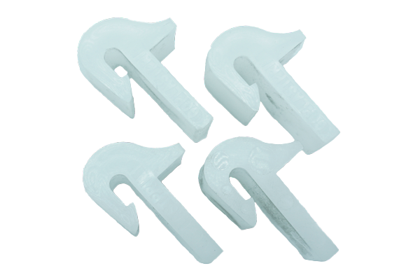 Plastikowy zaczep sprężyn falistych